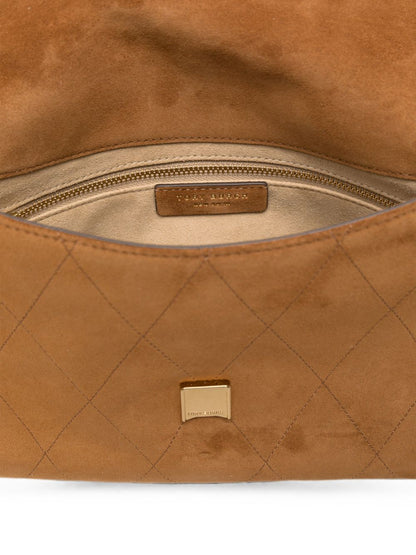Tory Burch Kira Quilted Crossbody Bag CAMEL