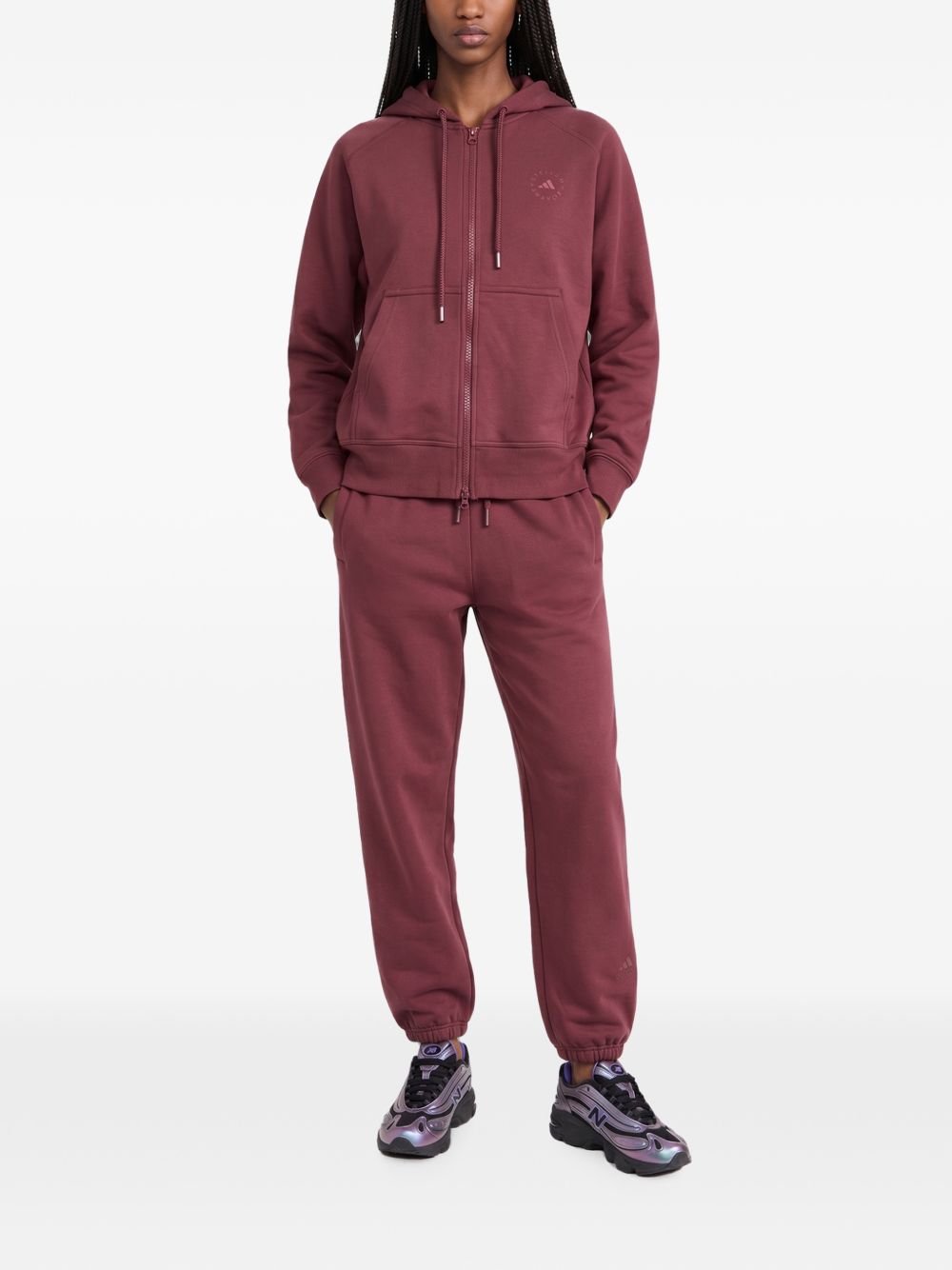 Adidas By Stella McCartney Trousers BORDEAUX