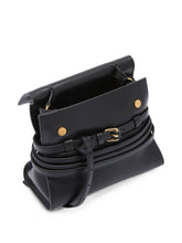 Moschino Buckle Strap Shoulder Bag BLACK