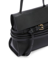Moschino Buckle Strap Shoulder Bag BLACK