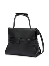 Moschino Buckle Strap Shoulder Bag BLACK