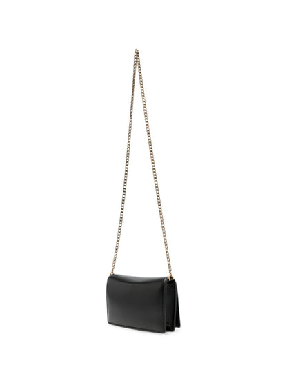 Versace Leather Shoulder Bag BLACK