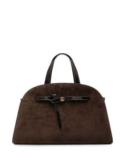 Tory Burch Romy Suede Bucket Bag BROWN