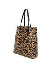 Forte Forte Leopard Print Leather Bag BEIGE