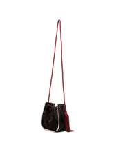 Forte Forte Calf Hair Drawstring Bag BORDEAUX