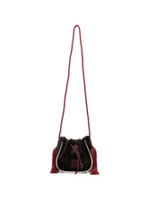 Forte Forte Calf Hair Drawstring Bag BORDEAUX