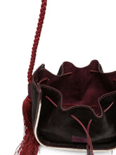 Forte Forte Calf Hair Drawstring Bag BORDEAUX