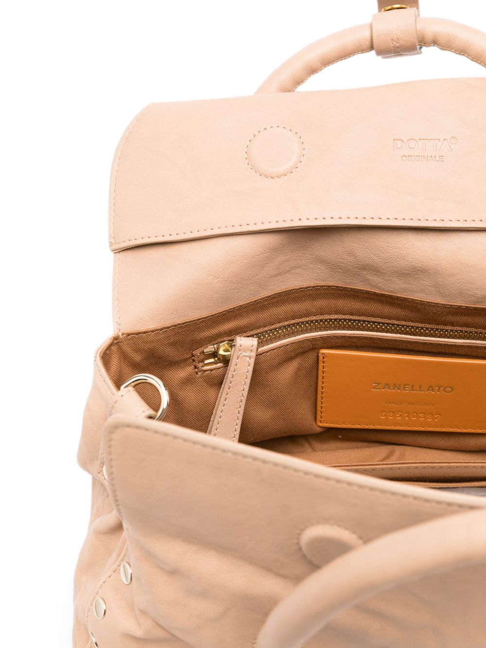 Zanellato Postina S Studded Bag BEIGE