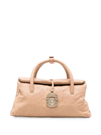 Zanellato Postina S Studded Bag BEIGE