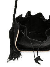 Forte Forte Calf Hair Drawstring Bag BLACK