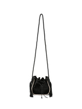 Forte Forte Calf Hair Drawstring Bag BLACK