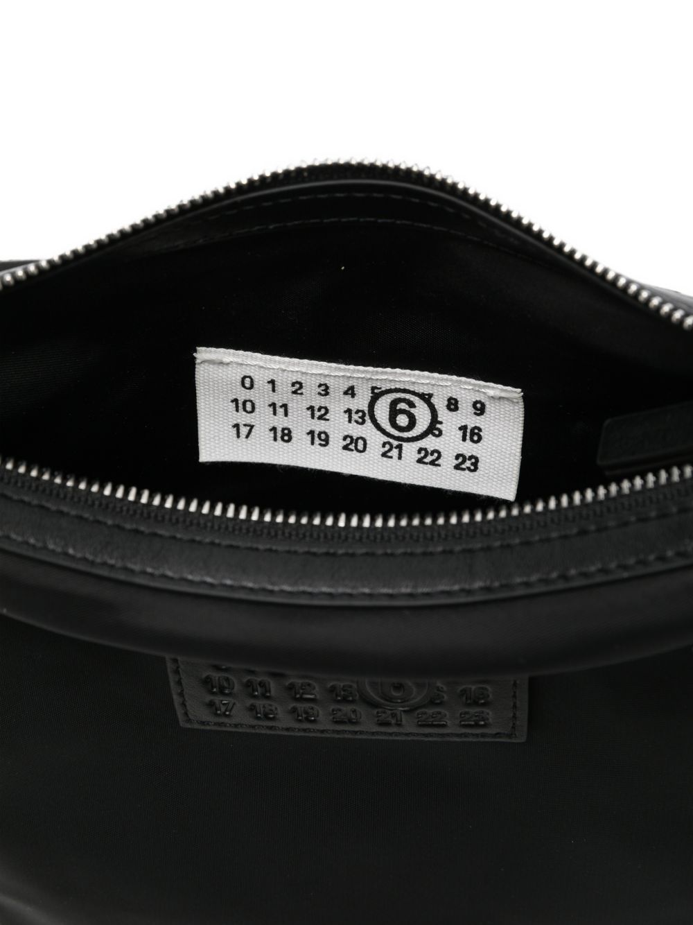 MM6 Maison Margiela Satin Crossbody Bag BLACK
