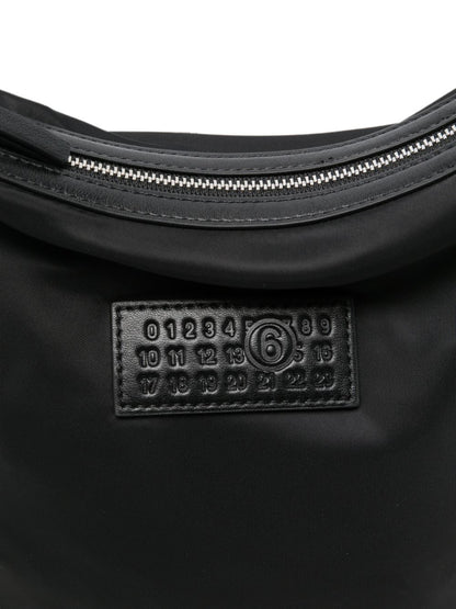 MM6 Maison Margiela Satin Crossbody Bag BLACK