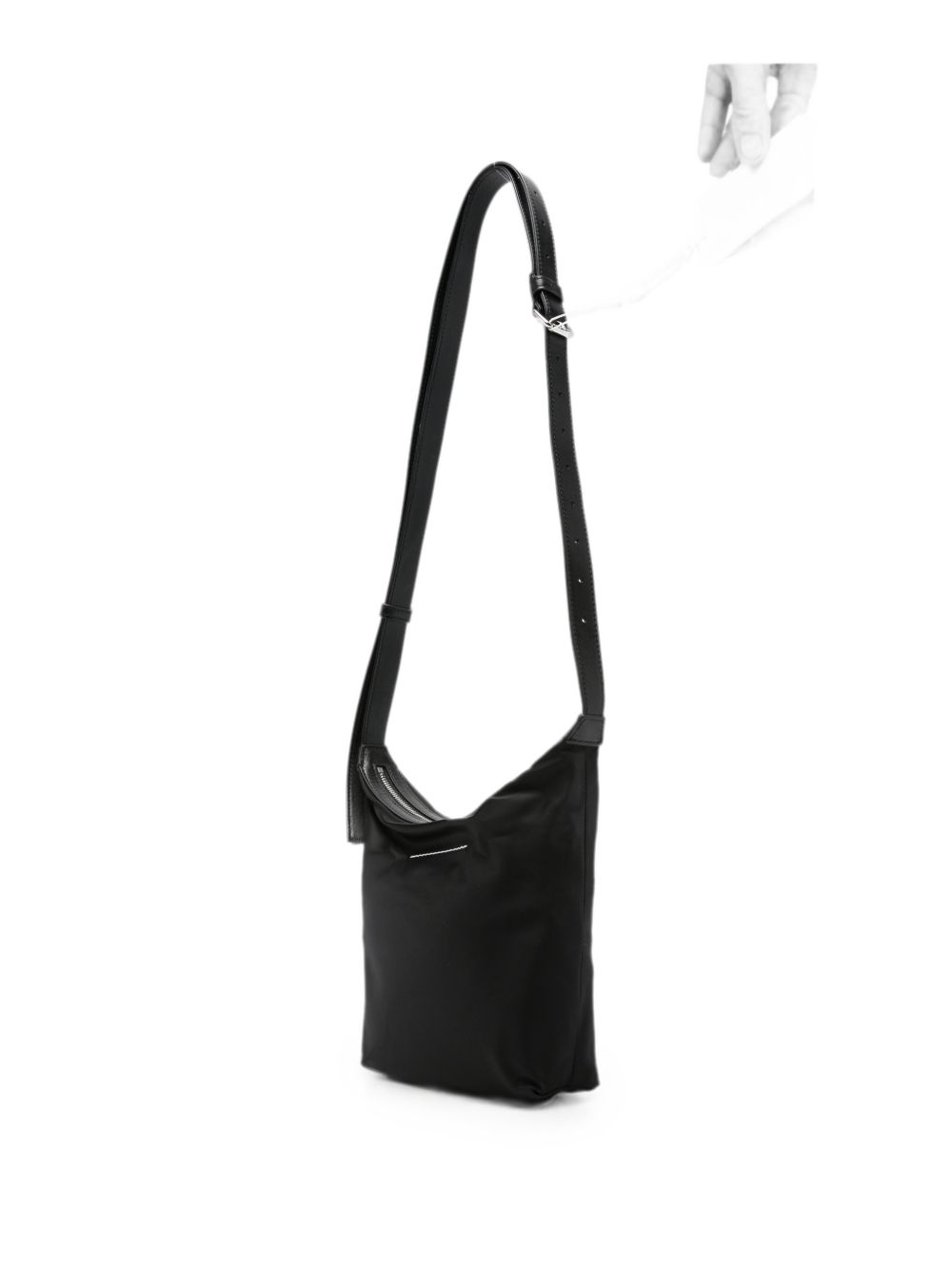 MM6 Maison Margiela Satin Crossbody Bag BLACK