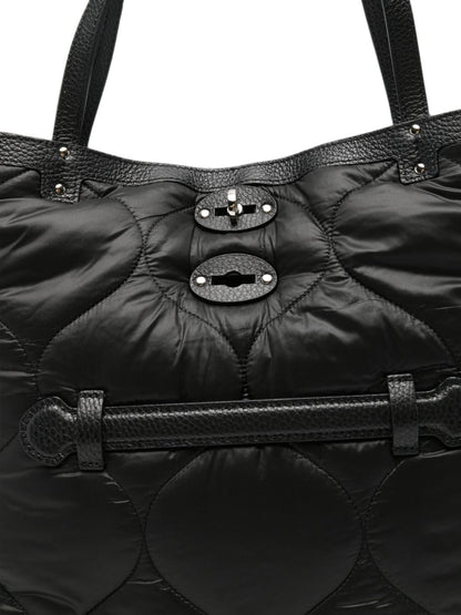 Zanellato Quilted Medium Tote BLACK