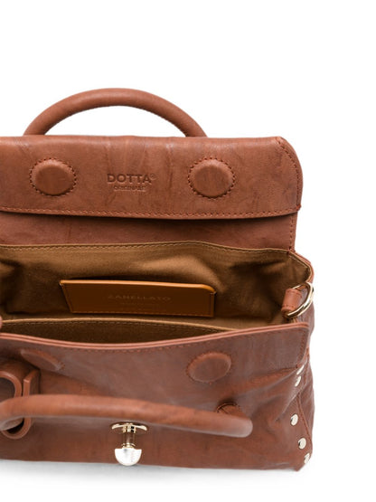 Zanellato Postina Baby Studded Bag BROWN