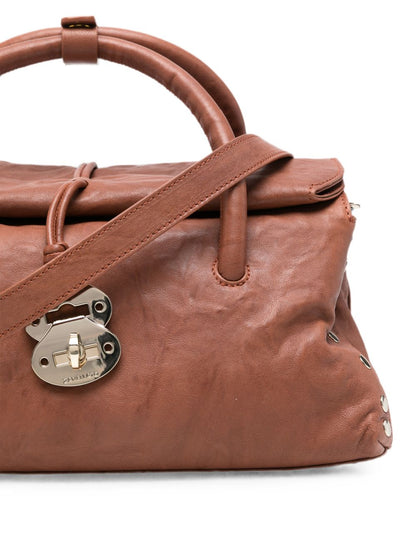 Zanellato Postina S Studded Bag BROWN