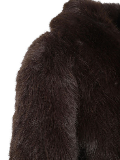 032C Coat BROWN