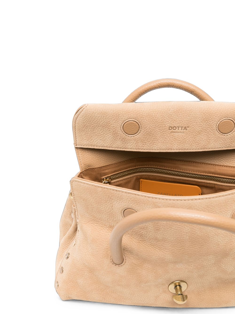 Zanellato Studded Small Tote BEIGE