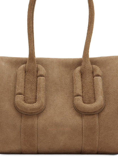 Marc Jacobs The Carryall Medium Suede Tote BROWN
