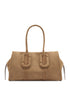 Marc Jacobs The Carryall Medium Suede Tote BROWN