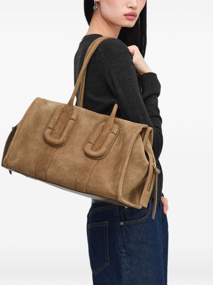 Marc Jacobs The Carryall Medium Suede Tote BROWN