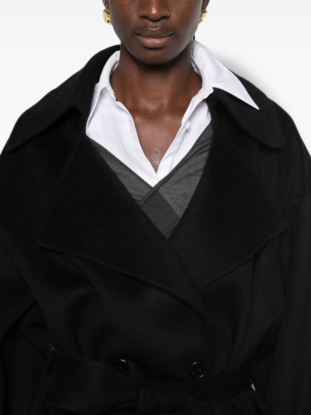 032C Coat BLACK