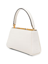 Elisabetta Franchi Logo Plaque Shoulder Bag WHITE