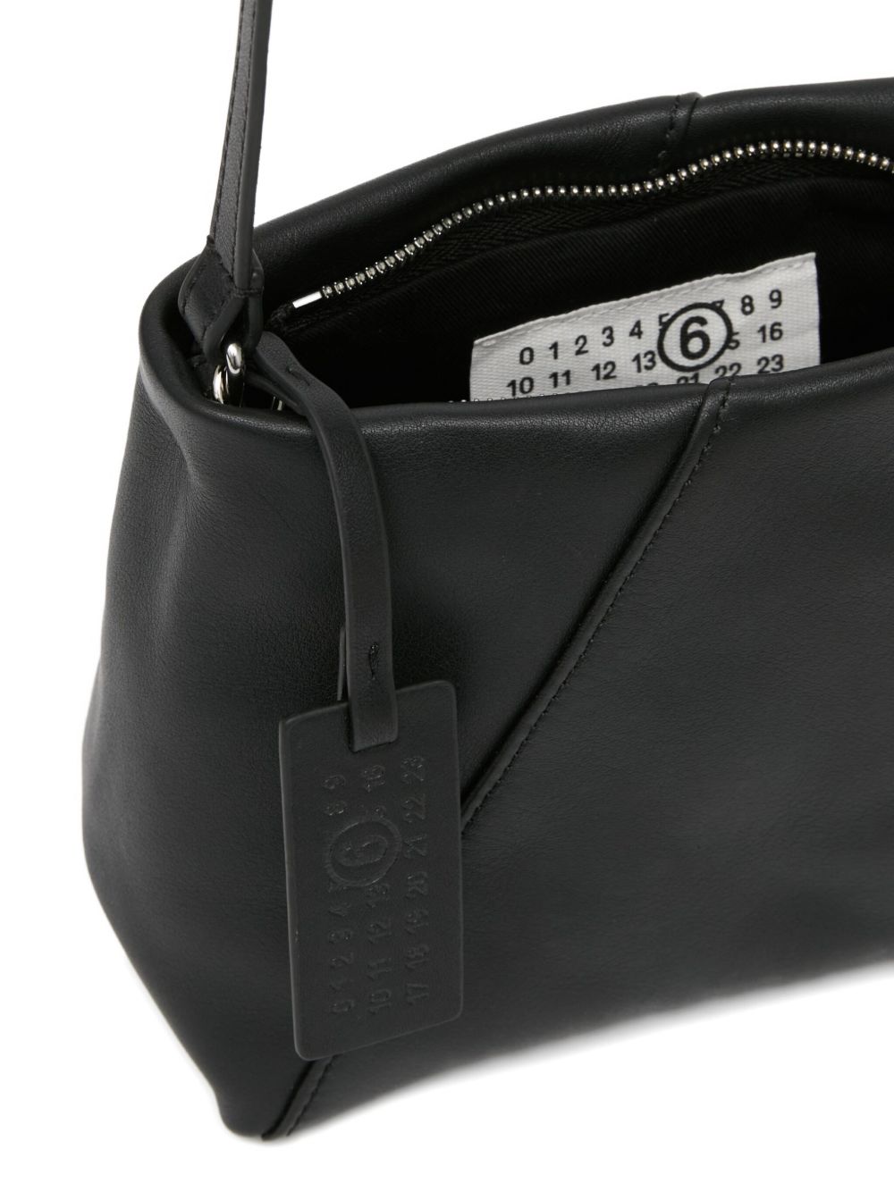 MM6 Maison Margiela Leather Shoulder Bag BLACK