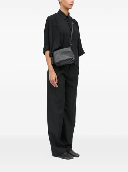 MM6 Maison Margiela Leather Shoulder Bag BLACK