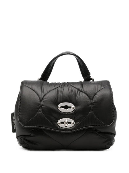 Zanellato Postina Lunaria Baby Quilted Bag BLACK