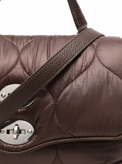 Zanellato Postina Lunaria Small Quilted Bag BROWN