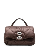 Zanellato Postina Lunaria Small Quilted Bag BROWN