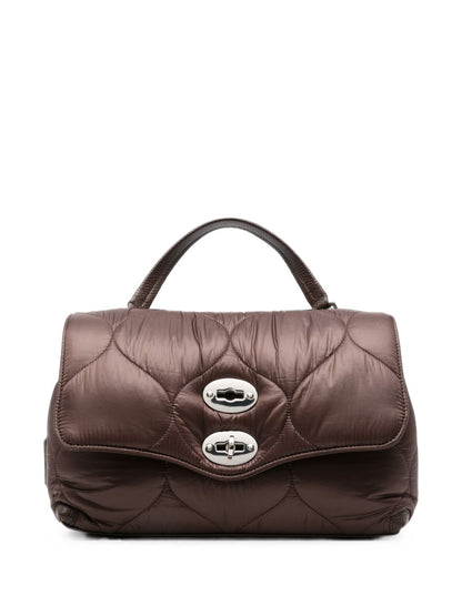 Zanellato Postina Lunaria Small Quilted Bag BROWN