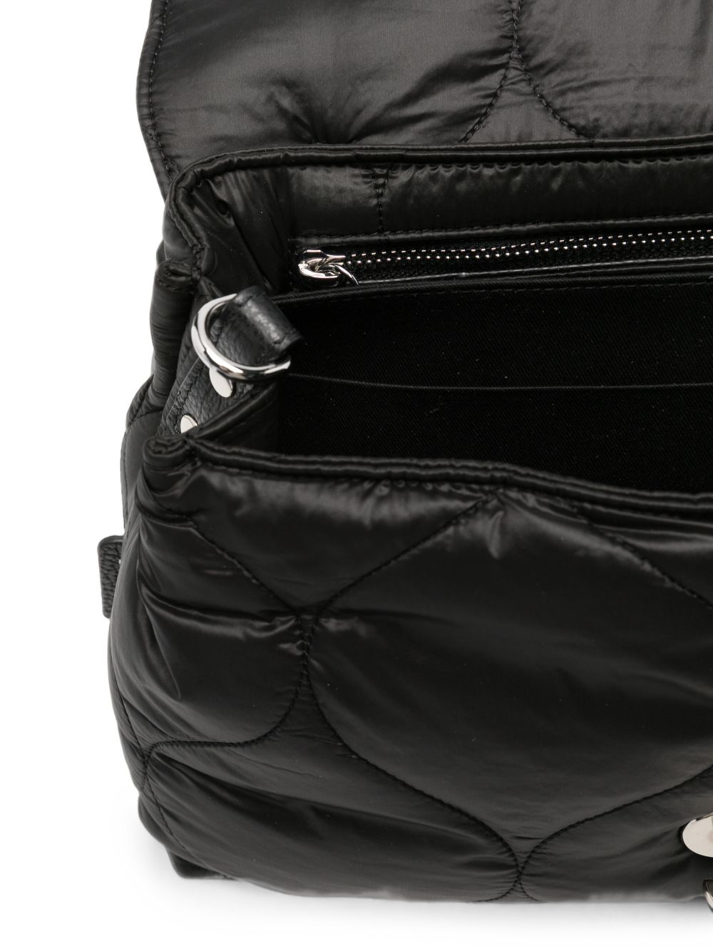 Zanellato Postina Lunaria Small Quilted Bag BLACK