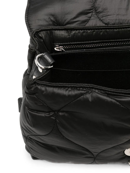 Zanellato Postina Lunaria Small Quilted Bag BLACK