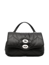 Zanellato Postina Lunaria Small Quilted Bag BLACK
