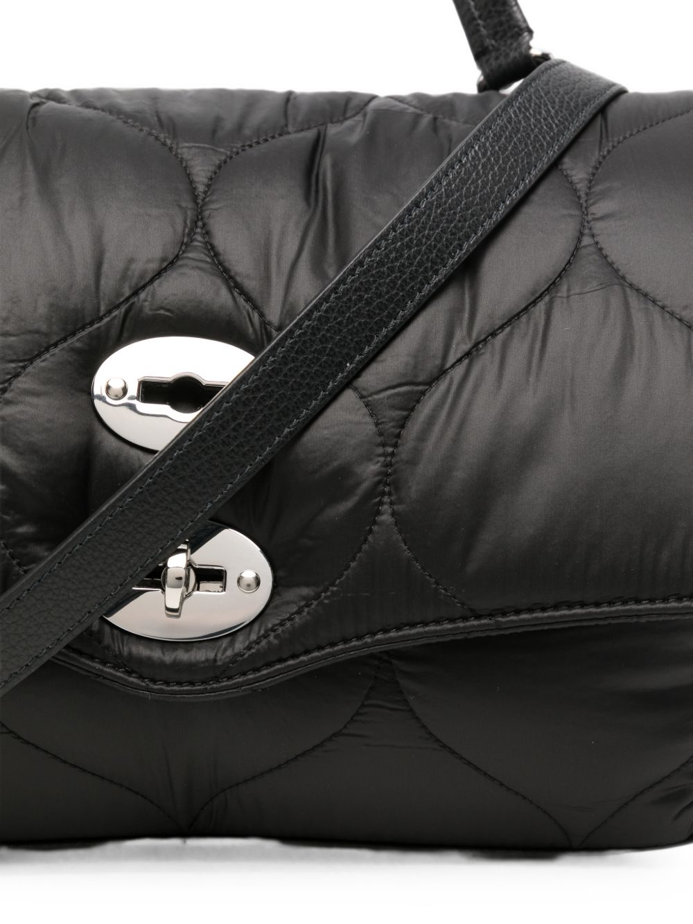 Zanellato Postina Lunaria Small Quilted Bag BLACK