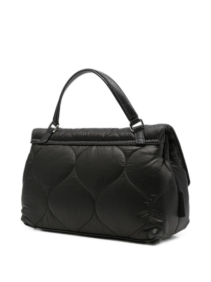 Zanellato Postina Lunaria Small Quilted Bag BLACK