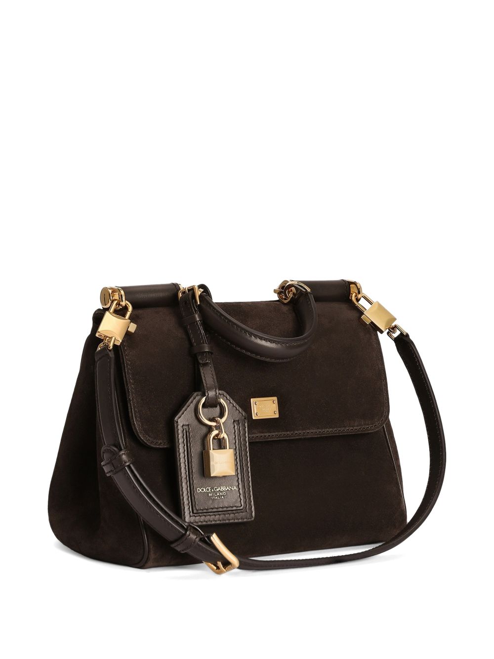 Dolce &amp; Gabbana Sicily Small Handbag BROWN