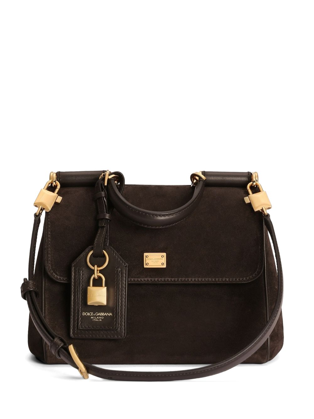 Dolce &amp; Gabbana Sicily Small Handbag BROWN