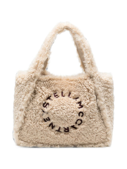 Stella McCartney Logo Canvas Tote BEIGE