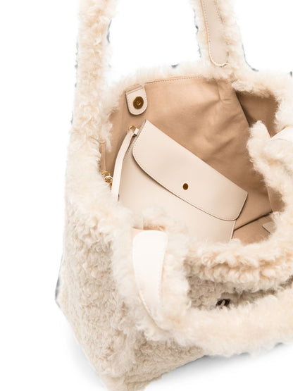 Stella McCartney Logo Canvas Tote BEIGE