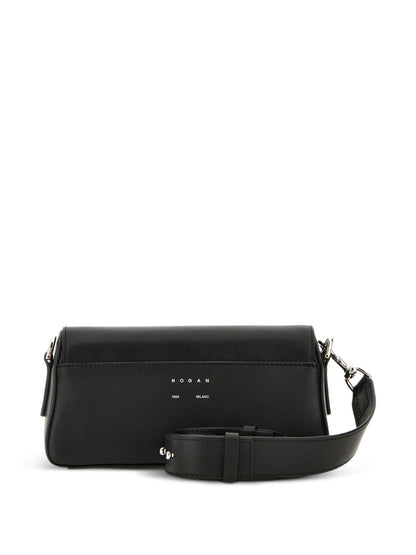 Hogan Leather Shoulder Bag BLACK