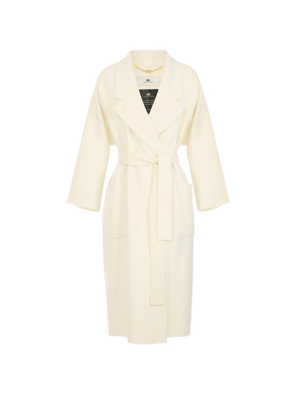 Elisabetta Franchi Coat WHITE