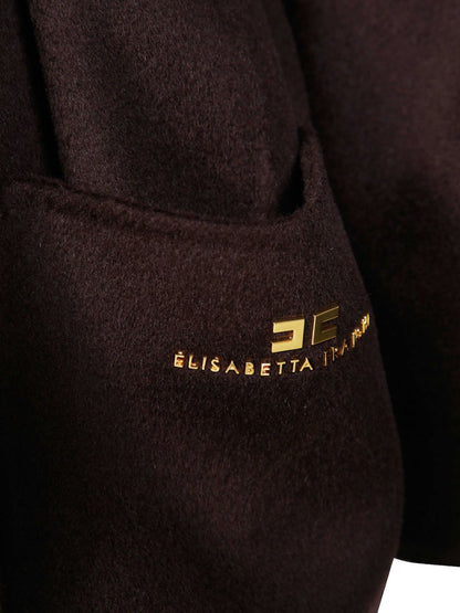 Elisabetta Franchi Coat BROWN