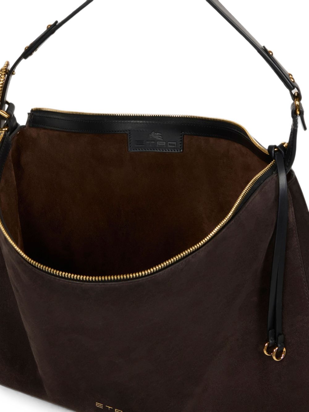 Etro Suede Hobo Bag BROWN