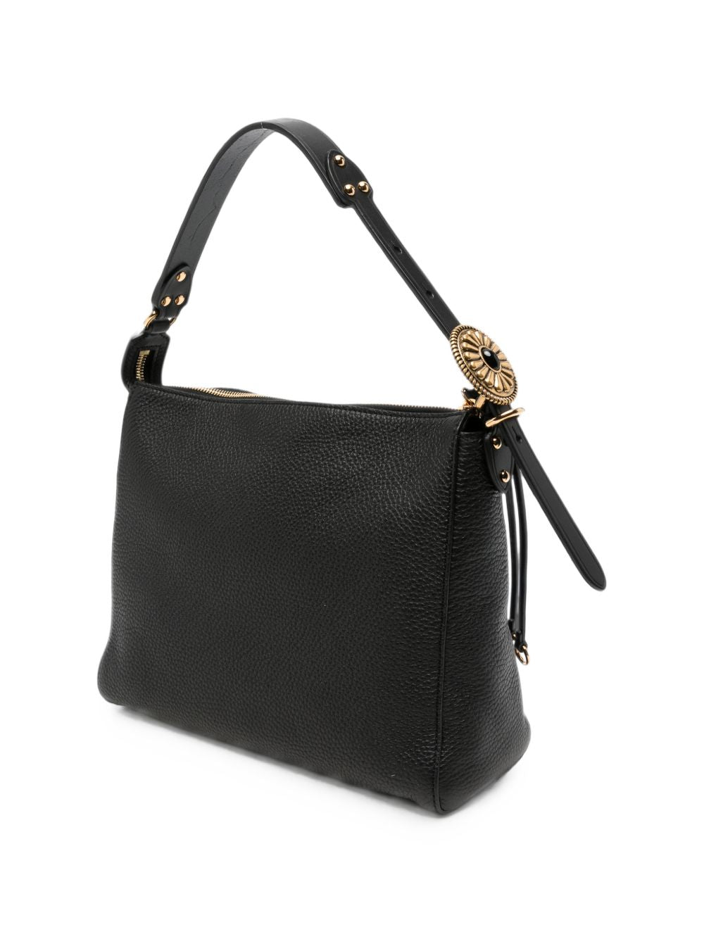 Etro Leather Hobo Bag BLACK