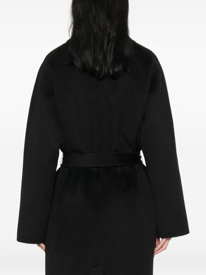 Elisabetta Franchi Coats BLACK BLACK