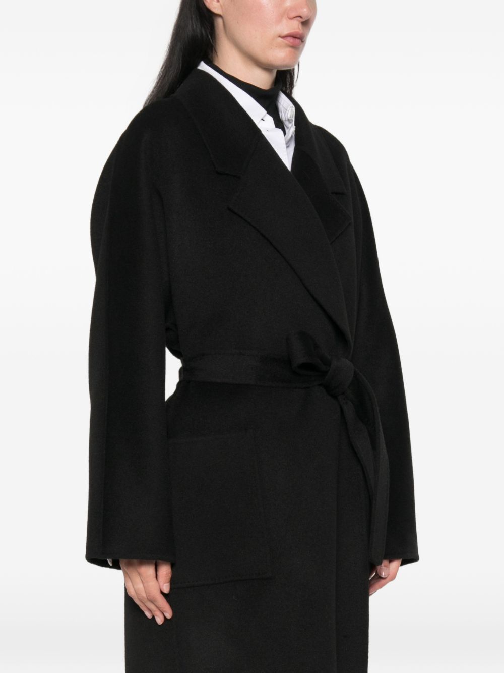 Elisabetta Franchi Coats BLACK BLACK